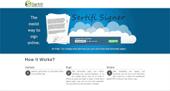 Desktop Screenshot of esign.sertifi.net